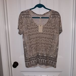 Lucky Brand patterned short sleeve shirt